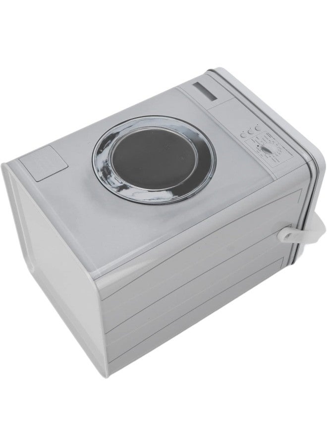 klarako Laundry Powder Box, Detergent Powder Storage Box Washing Machine Portable Cute Adhesive Tapes Stationery Socks Container Organizer with Handle - Image 4