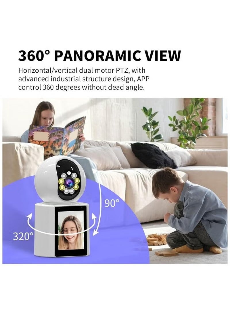 Generic 4K HD Indoor Security Camera – 360° Smart Cam with Night Vision, Motion Detection, 2-Way Audio & Mobile App Control  - Image 4
