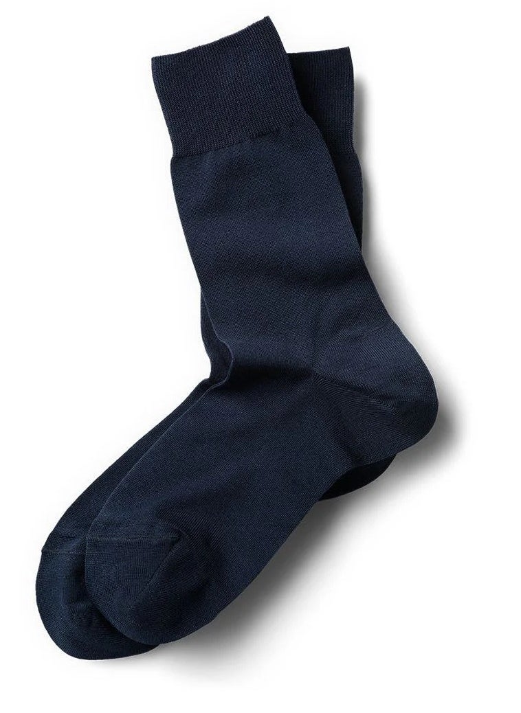 embrator Pack of 3 Plain Color Cotton Classic Socks for Men  - Image 1