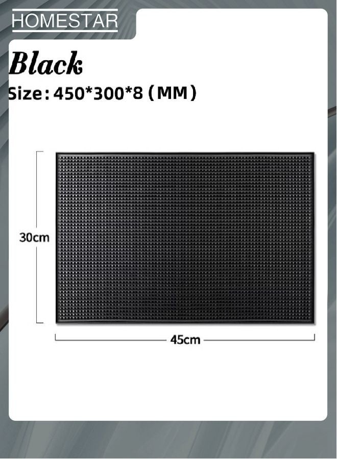 HOMESTAR 2 Pack Bar Mat, 45cm x 30cm x1 cm Thick Durable and Stylish Bar Mat for Spills. Non Slip, Non-Toxic, Service Mat for Tea, Bars, Restaurants, Coffee, and Counter Top - Image 2