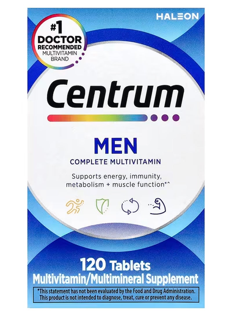 Centrum Multivitamin And Minerals Supplements 120 Tablets - Image 1