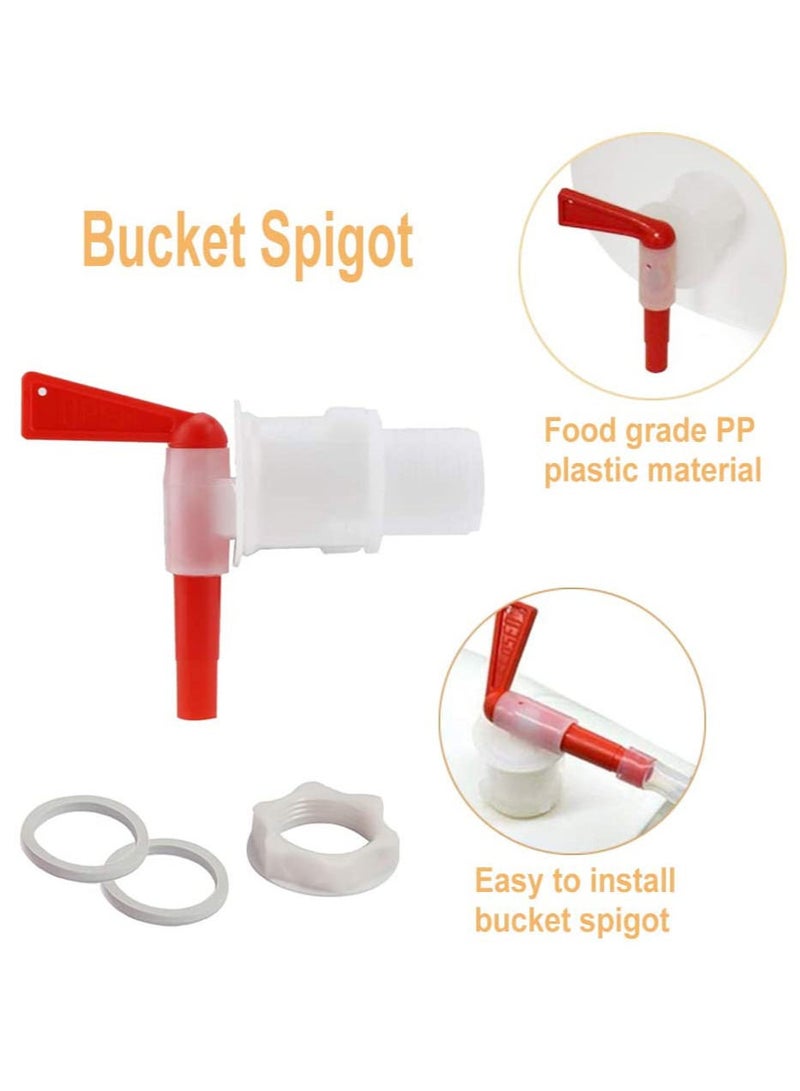 Plastic Bucket Spigot Bottling Tap Faucet for Homebrew Wine Making Brewing Fermenter  - Image 3