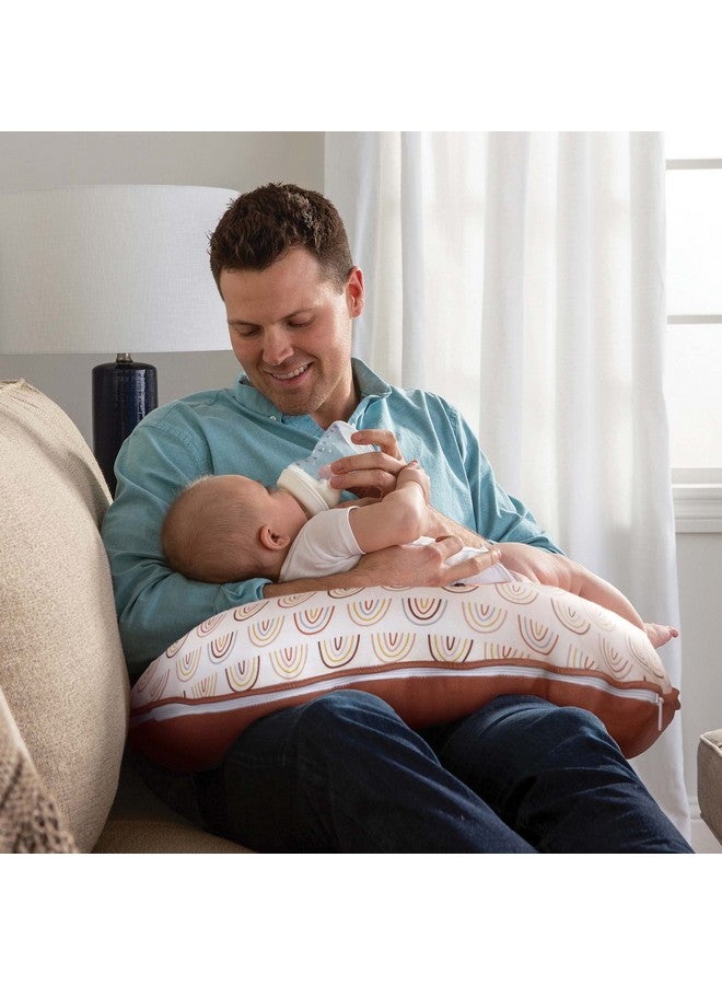 Boppy Nursing Pillow Cover, 100% Organic Cotton, Spice Rainbows, Fits The Original Support Pillow for Breastfeeding and Bottle Feeding, Cover Only, Nursing Support Pillow Sold Separately - Image 5