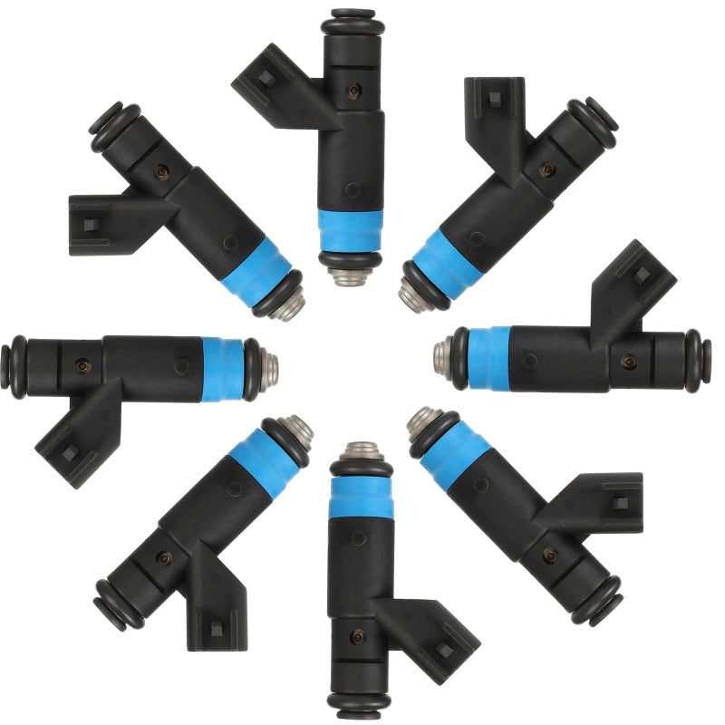 ANGLEWIDE Fuel Injectors Set of 8 FJ65553032142AC Fuel Injector Compatible with Dodge Ram 1500 Ram 2500 Ram 3500 2003 57L Replace RL032142AC