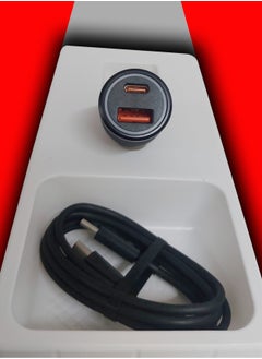 ProOne ProOne PCG30 52.5W Fast Car Charger – USB-A 22.5W + Type-C 30W Dual Ports with Type-C to Type-C Cable  - Image 5