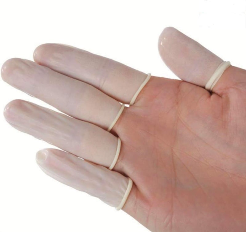 Hulless Large Disposable Latex Finger Cots Anti Static Rubber Fingertips Protective Finger cots for Electronic Repair, Handmade, Industrial Apply, 222 Pcs - Image 5