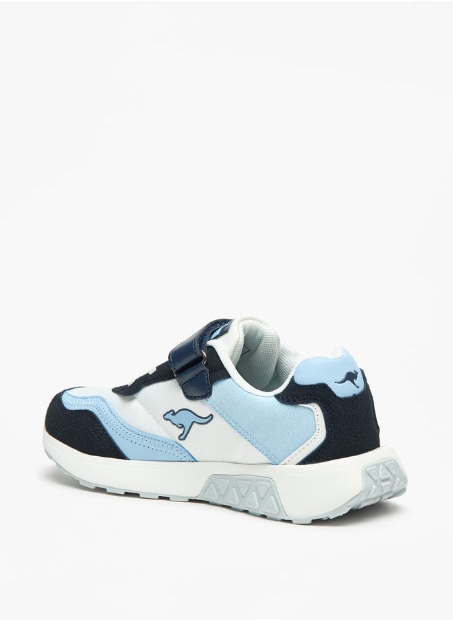 kangaROOS - Boys' Logo Embossed Walking Shoes with Hook and Loop Closure - Image 1