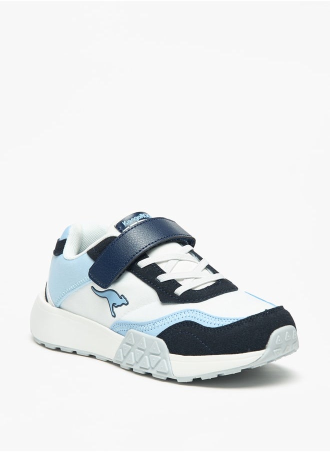 kangaROOS - Boys' Logo Embossed Walking Shoes with Hook and Loop Closure - Image 1