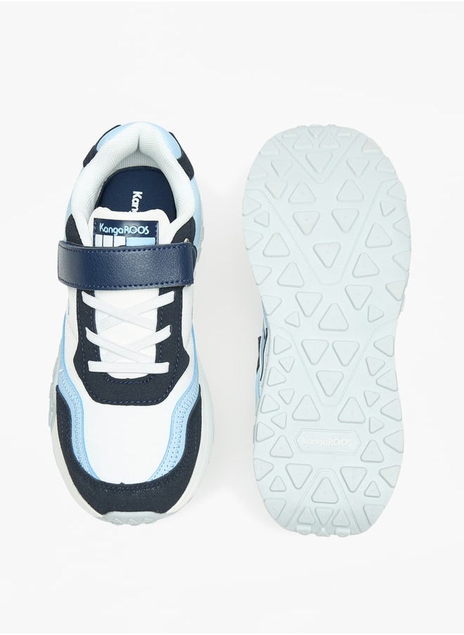 kangaROOS - Boys' Logo Embossed Walking Shoes with Hook and Loop Closure - Image 1