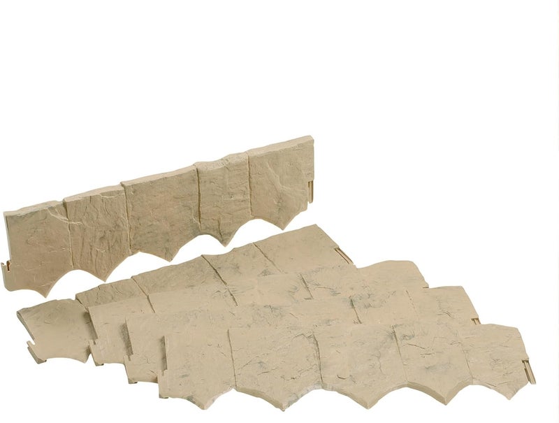 Suncast 10' Flagstone Edge Garden Border Edging - Image 1