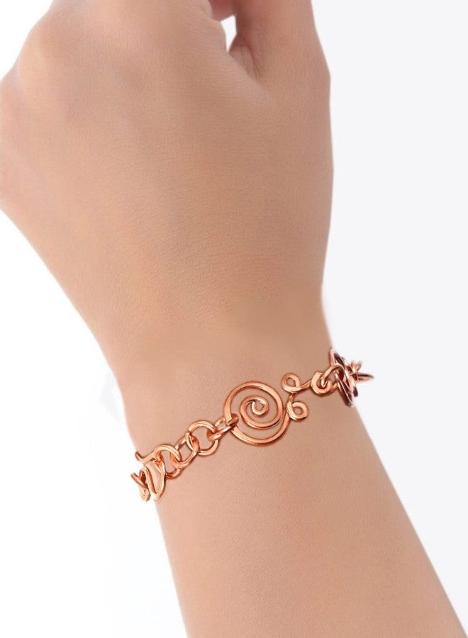 SHINDE EXPORTS ladies pure copper chain bracelets wrist jewelry for women (Style 1) - Image 2