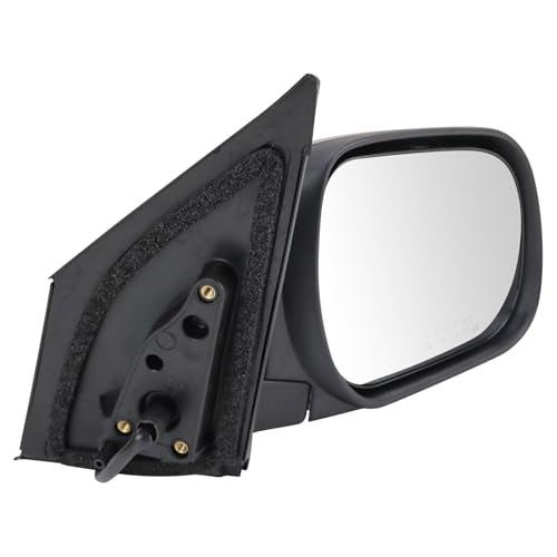 TRQ Right Mirror without Heat with Textured Cover Passenger Side Compatible with 2009-2012 Toyota RAV4 TO1321272 - Image 3