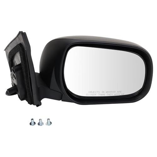 TRQ Right Mirror without Heat with Textured Cover Passenger Side Compatible with 2009-2012 Toyota RAV4 TO1321272 - Image 5