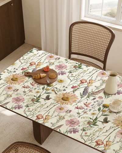 Livebor Floral Peel and Stick Wallpaper Floral Bird Contact Paper 16.9inch x 118.1inch Vintage Flower Wallpaper Peel and Stick Self Adhesive Flower Contact Paper Botanical Decor for Bathroom Vinyl - Image 4