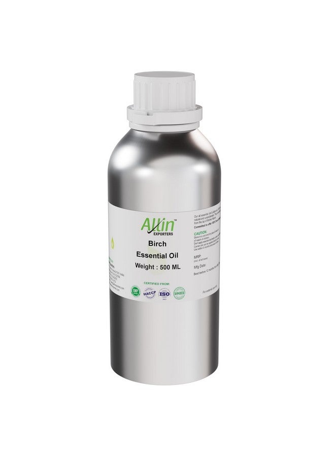 ألين إكسبورترز زيت البتولا العطري النقي بدرجة علاجية طبيعية لنمو الشعر والعناية بالبشرة والعلاج العطري (500 مل) - Image 1