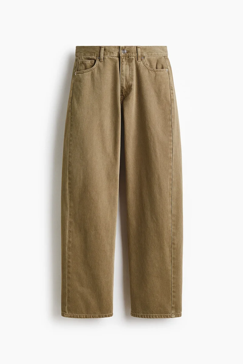 اتش اند ام جينز باريل بخصر عادي