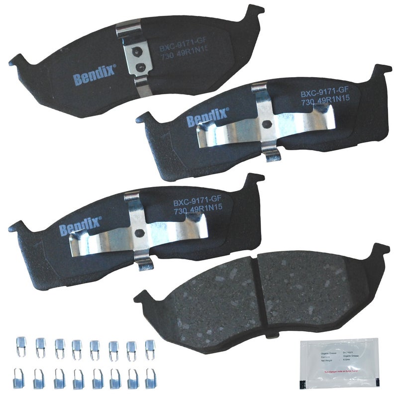 Bendix Priority1 CFC730 Disc Brake Pad Set Ceramic for Select Models Chrysler 300M,Concorde,Intrepid,LHS,Prowler - Image 3