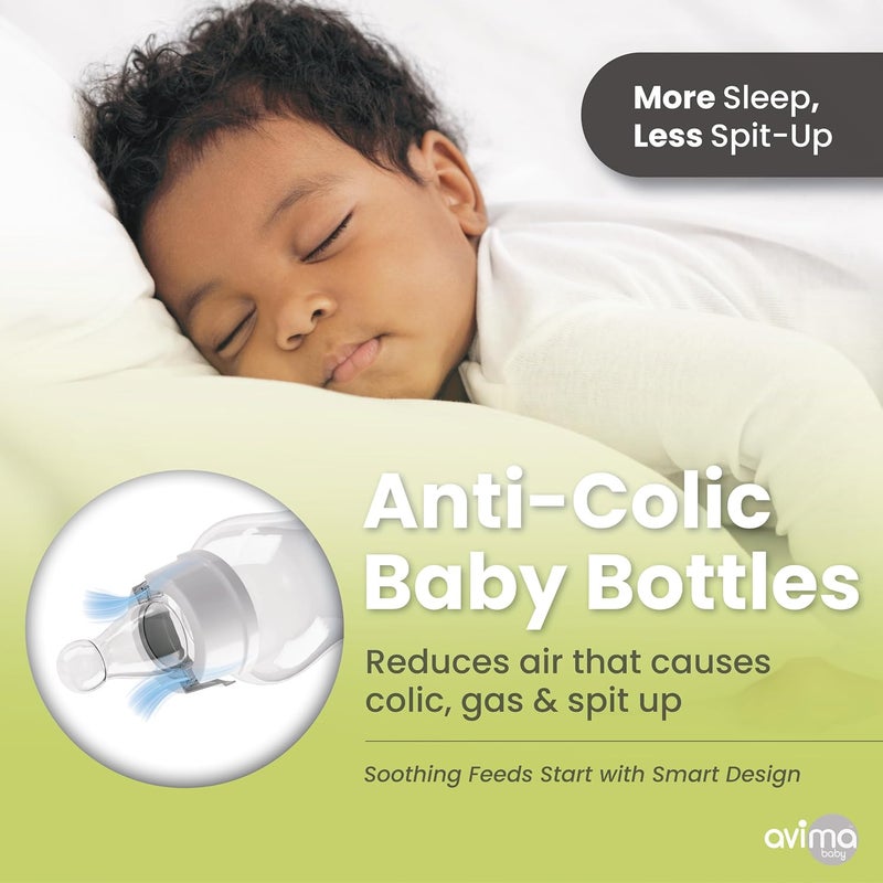 Avima Baby Anti Colic Nipples for Standard Neck Bottles Silicone Breast Like Nipples  6 to 9 Months Fast Flow Level 3 Pack of 6 - Image 3