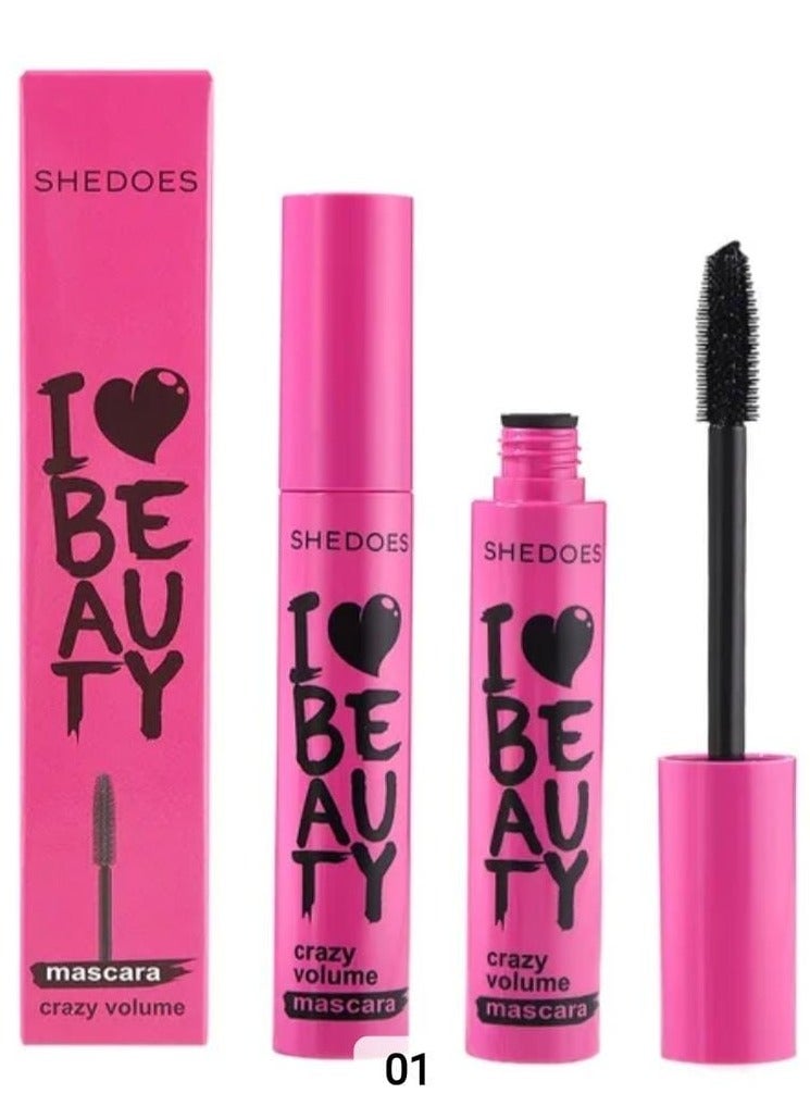 Volume with Black Mascara