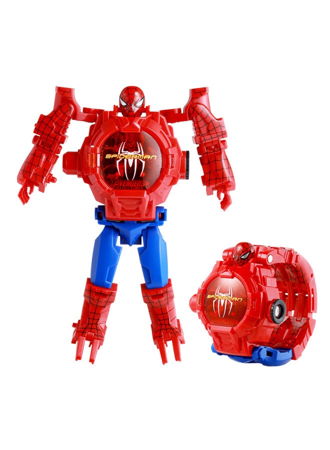 Celo Ultraman Watch Children's Version Boy's Luminous Projection Deformation Toy Kindergarten Primary School Student Gift In Stock-Color:Oubu Ultraman ] - Image 3
