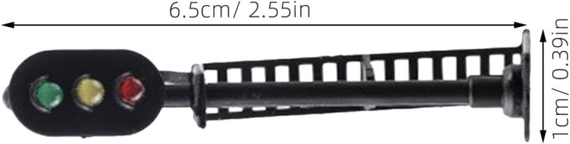 DOITOOL Train Signal Light Model Gauge Train Accessories Lights for Micro Landscape Decor - Image 2