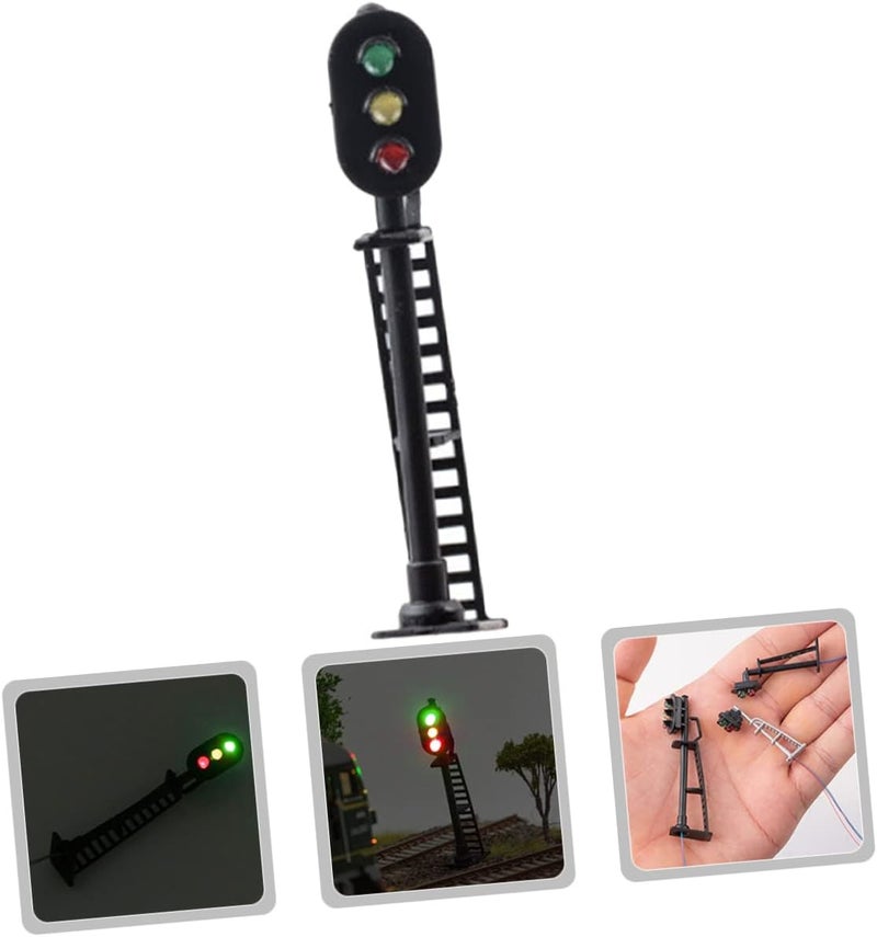 DOITOOL Train Signal Light Model Gauge Train Accessories Lights for Micro Landscape Decor - Image 4