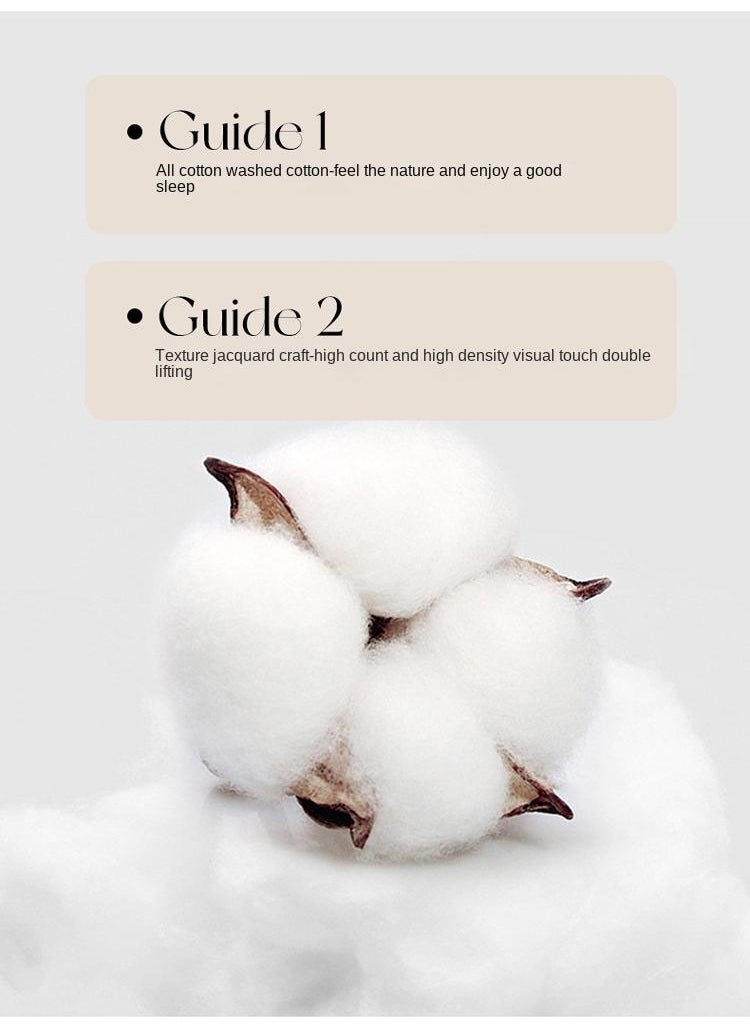 Generic 4-Piece Cotton Comfortable Set Bed Sheet Set Gift Birthday Gift Moving Gift  - Image 4