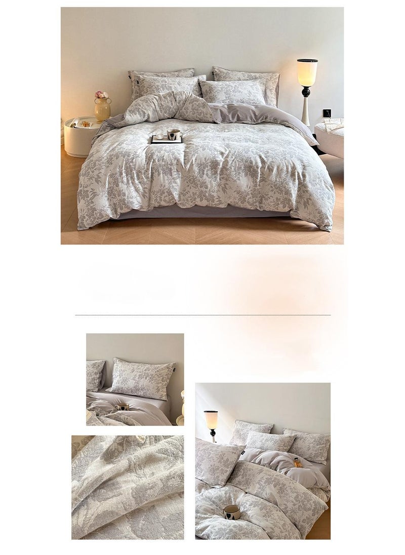 Generic 4-Piece Cotton Comfortable Set Bed Sheet Set Gift Birthday Gift Moving Gift  - Image 3