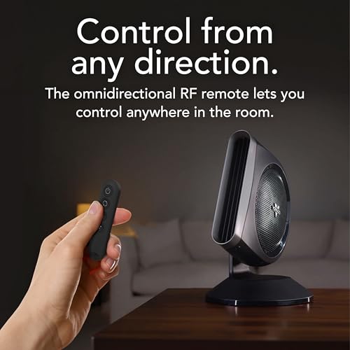 Vornado STRATA™ 8 OmniWave™ Medium Table Fan, Energy Efficient DC Motor, 10 Electric Fan Speeds, Quiet Operation with Oscillation, Powerful Cooling Solution for Bedroom, Home, and Living Room, Black - Image 3