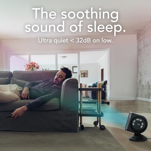 Vornado STRATA™ 8 OmniWave™ Medium Table Fan, Energy Efficient DC Motor, 10 Electric Fan Speeds, Quiet Operation with Oscillation, Powerful Cooling Solution for Bedroom, Home, and Living Room, Black - Image 5