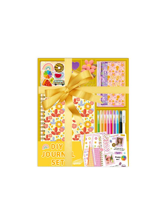 Bluejw DIY JOURNAL SET Flower Hand Account Girl Birthday Gift Scrapbook Children's Diary Suit - Image 5