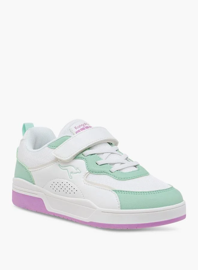 kangaROOS Boys' Colourblock Sneakers With Hook And Loop Closure