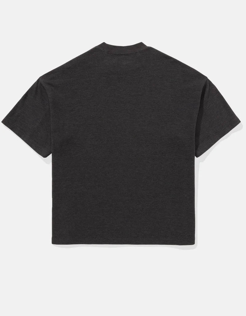 American Eagle  AE Oversized Textured T-Shirt for Men | Best Price UAE