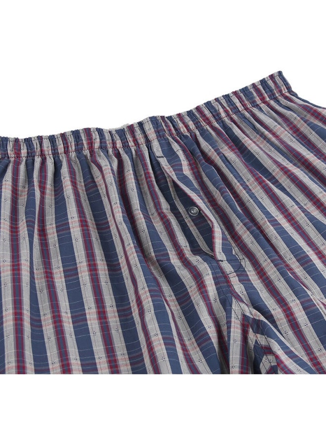 BXMAN Extra Large Aro Pants, Loose Men'S Boxer Briefs, Pure Cotton Woven Sleepwear, Plus Size, Ch13 Xxxl - Image 3