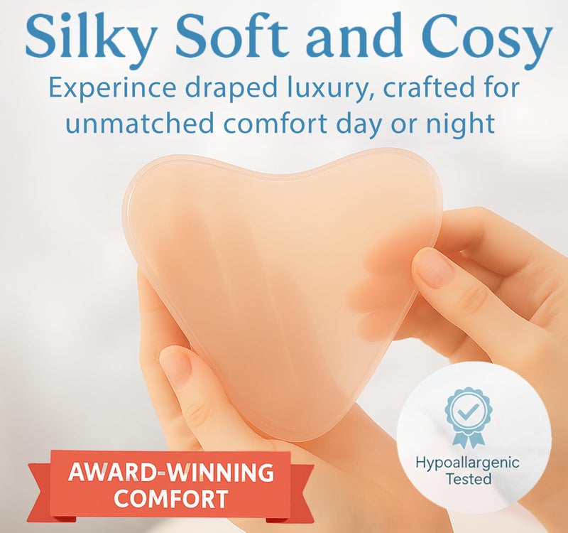 DoSensePro Reusable Silicone Chest Wrinkle Patches â€“ Set of 2 Decollete Pads to Prevent Cleavage & Side-Sleep Lines - Image 4