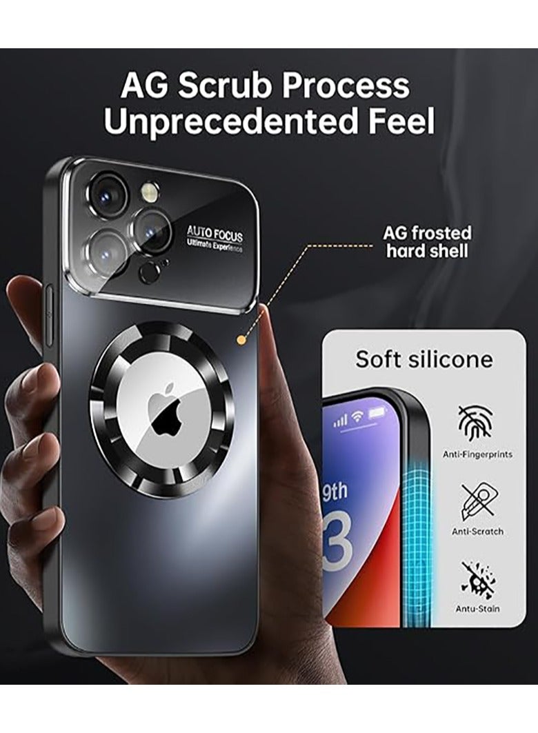 Magnetic case for iPhone 16 Pro Max, camera lens protector with full window cover, visual identity, scratch-resistant scrub, waterproof sweat-resistant slim - Bronze - Image 5