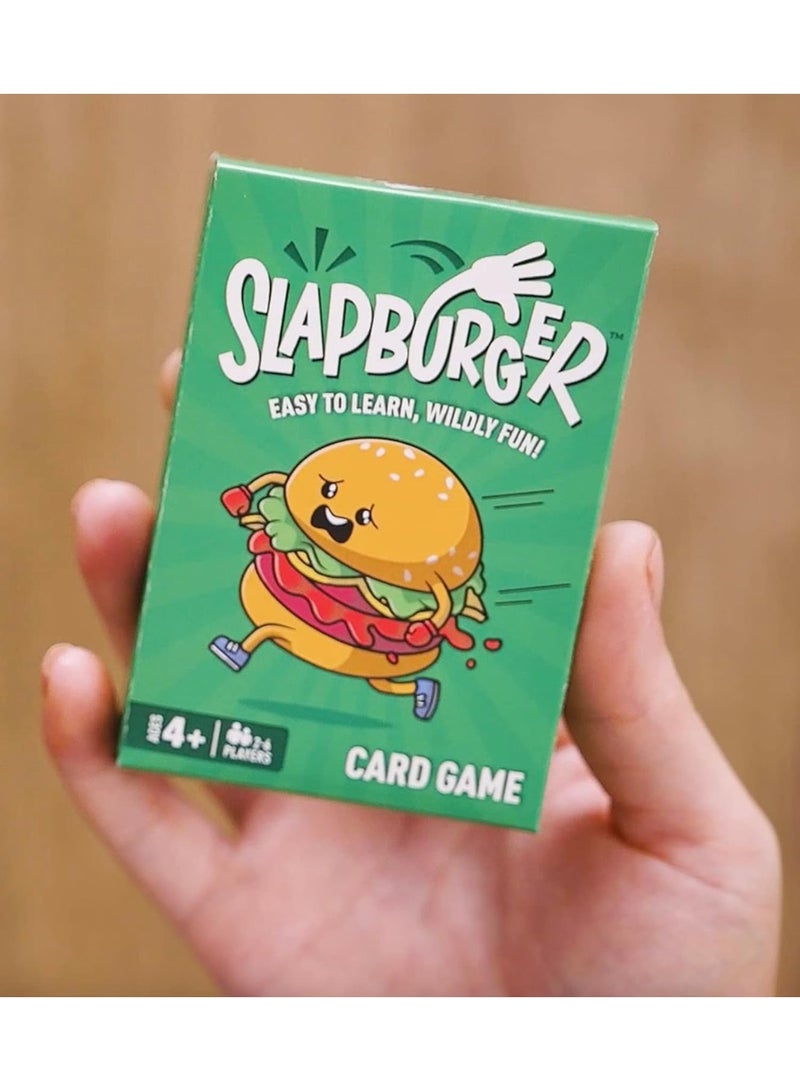 NIBEMINENT Slapberg - A fast-paced family card game suitable for children aged 4 to 12, teenagers and adults - similar to "Snap Game", "War", "Slap Sandwich" - easy to learn, can be played by 2 to 6 people, perfect for game nights, travel, classrooms, and birthdays. - Image 2