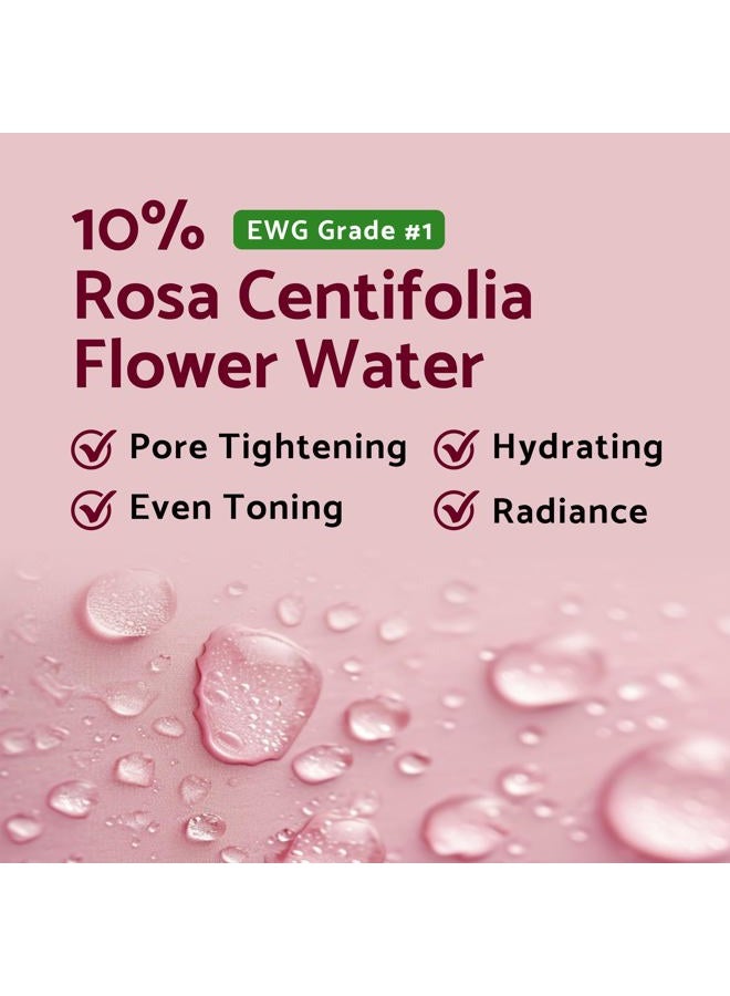 iUNIK Rose Galactomyces Synergy Vegan Face Serum 1.69 Fl Oz Naturally Fermented Rose Water Hydrating Ampoule Serum Deep Moisturizing Pore Minimizing Alcohol-free Chemical-free Korean Skincare - Image 4