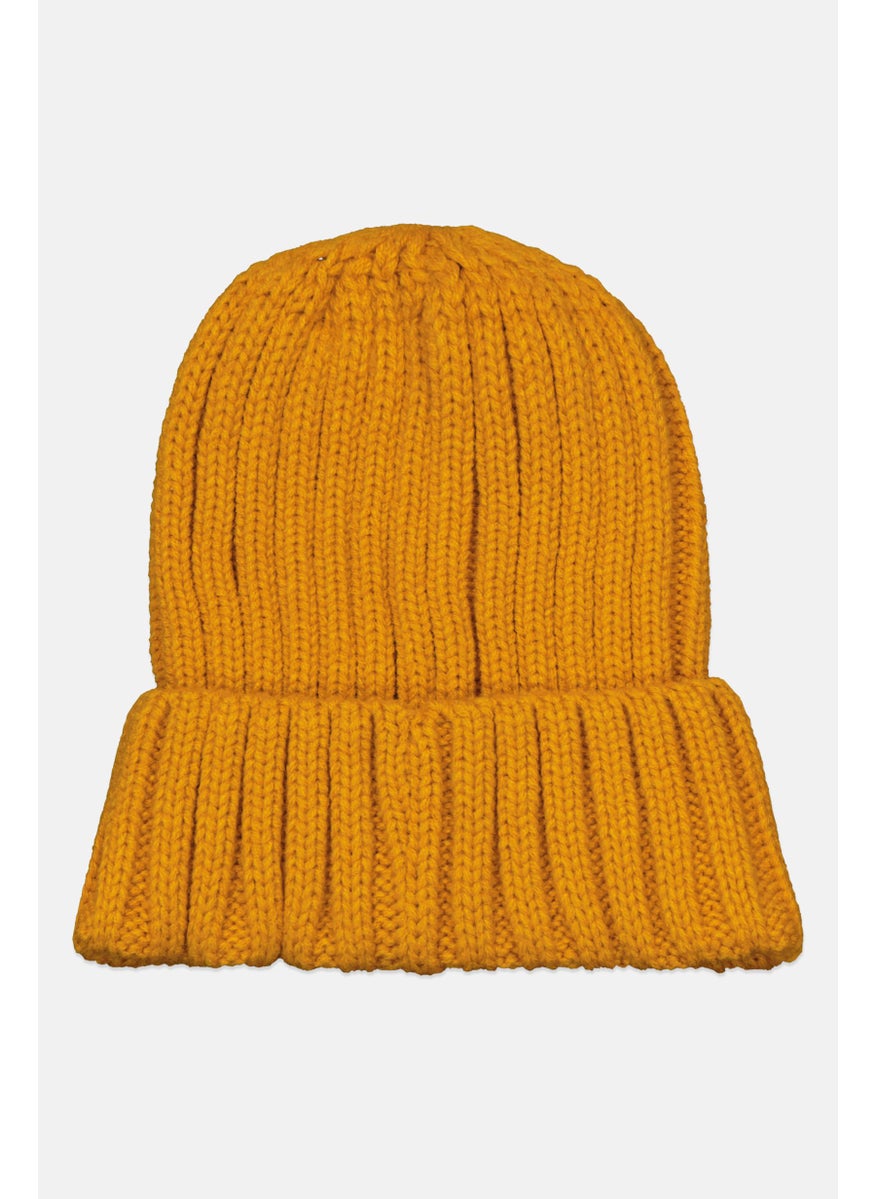 Men Brand Logo Knitted Beanie, Yellow - pzsku/Z02E08430FCD0236B970DZ/45/_/1737642081/62dc02c3-d520-44d8-bf84-3ffeb4dcf0d5