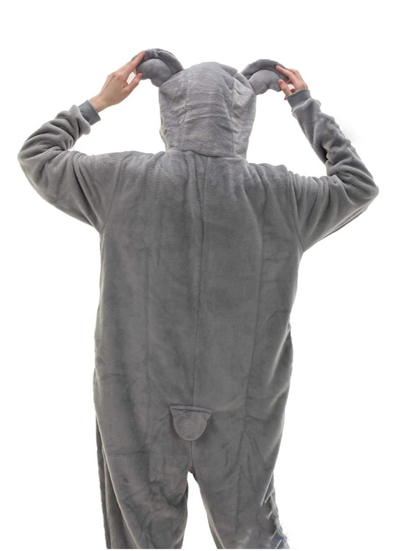 Snug Fit Unisex Adult Onesie Pajamas,  Cosplay Animal One Piece Costume Sleepwear Homewear  - Image 2