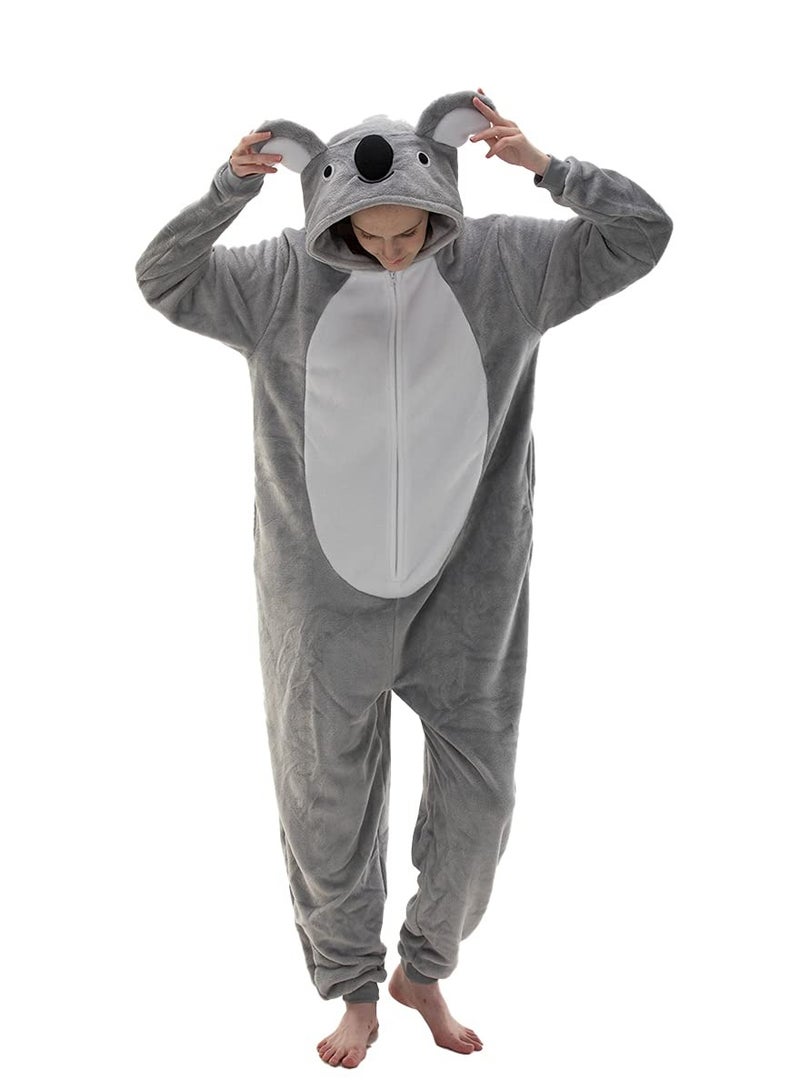 Snug Fit Unisex Adult Onesie Pajamas,  Cosplay Animal One Piece Costume Sleepwear Homewear  - Image 1