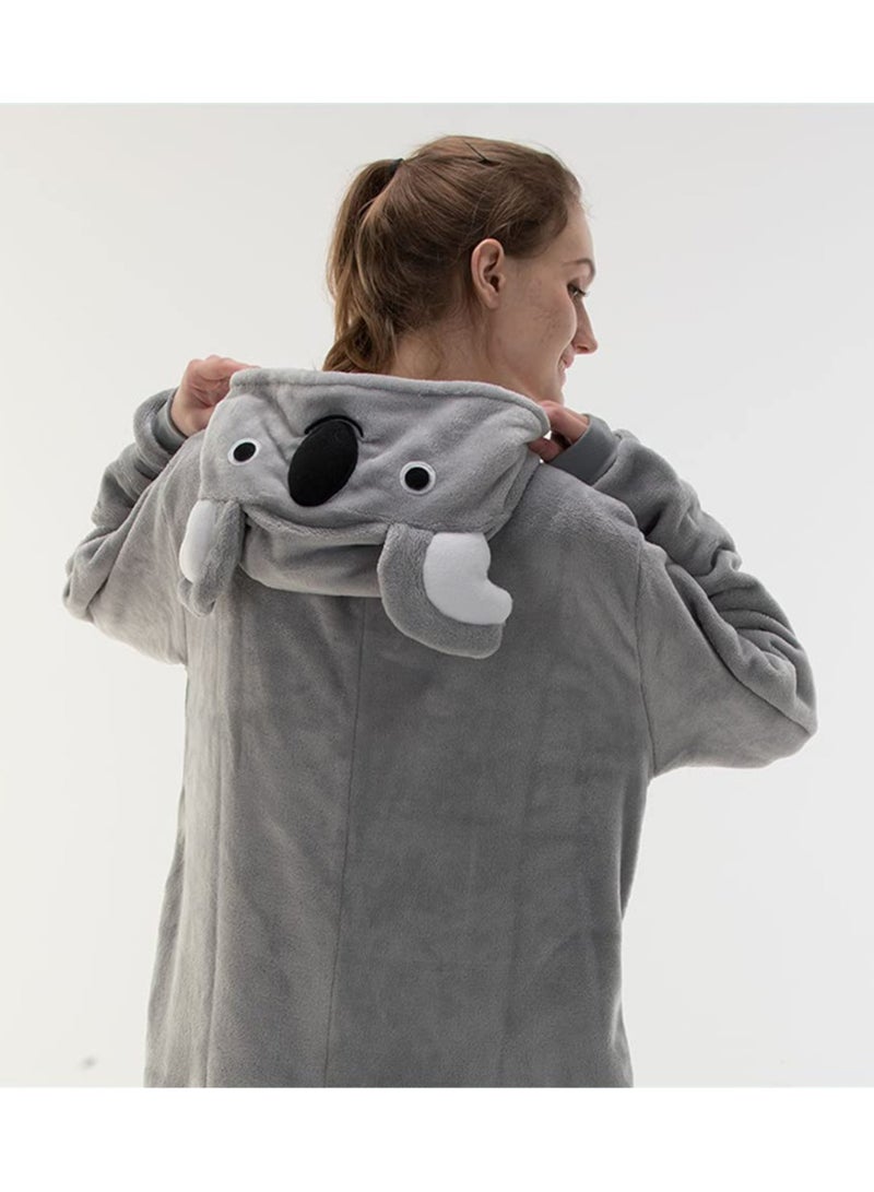 Snug Fit Unisex Adult Onesie Pajamas,  Cosplay Animal One Piece Costume Sleepwear Homewear  - Image 3