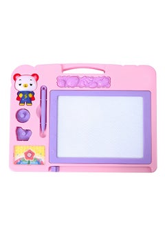 Fearlex 2 in 1 Double Sided writing board Toy | Magnetic Drawing Slate Whiteboard and Blackboard with Chalk, Duster and Stylus for early Childhood Education  - Image 1