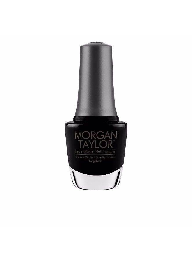 Morgan Taylor Professional Nail Lacquer Color Black Shadow 15ml - Image 1