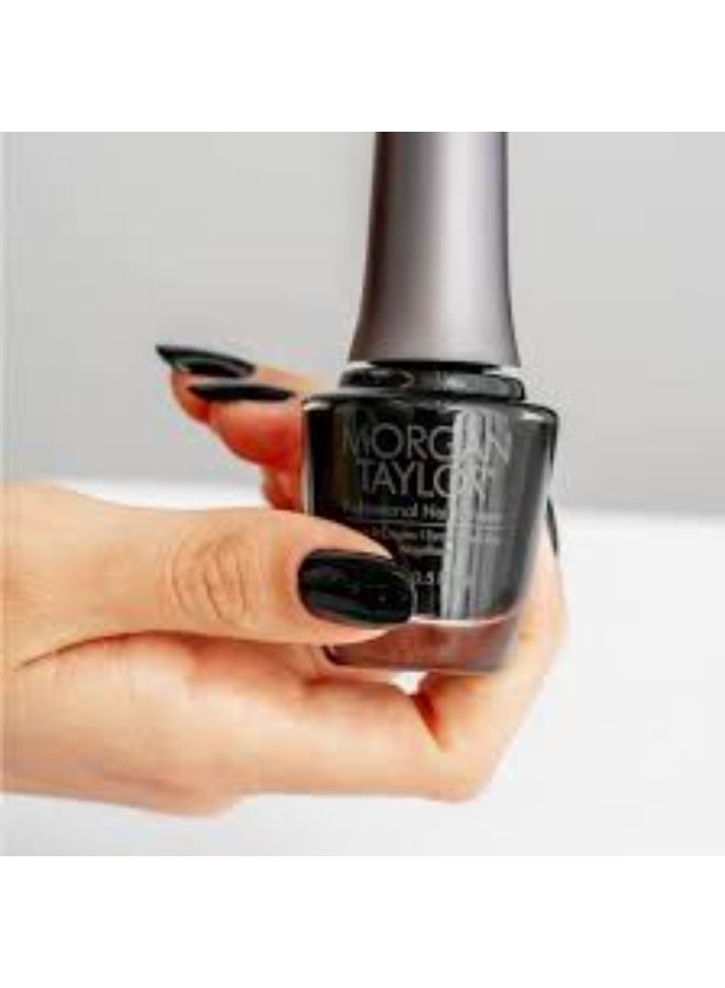 Morgan Taylor Professional Nail Lacquer Color Black Shadow 15ml - Image 3