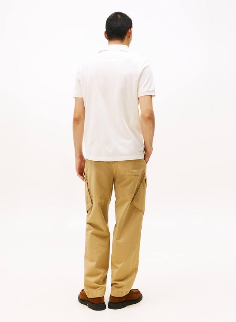 TOMMY HILFIGER Hidden Placket Regular Polo Shirt - Image 3