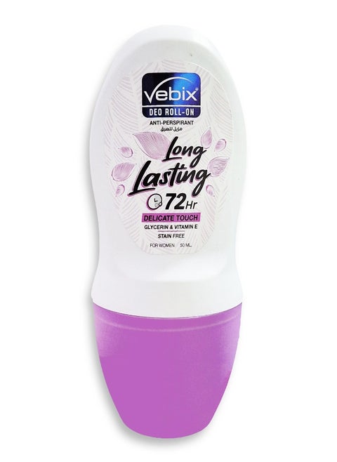 Deodorant 50 ml with glycerin and vitamin E for women keeps the skin moist and soft for up to 72 hours