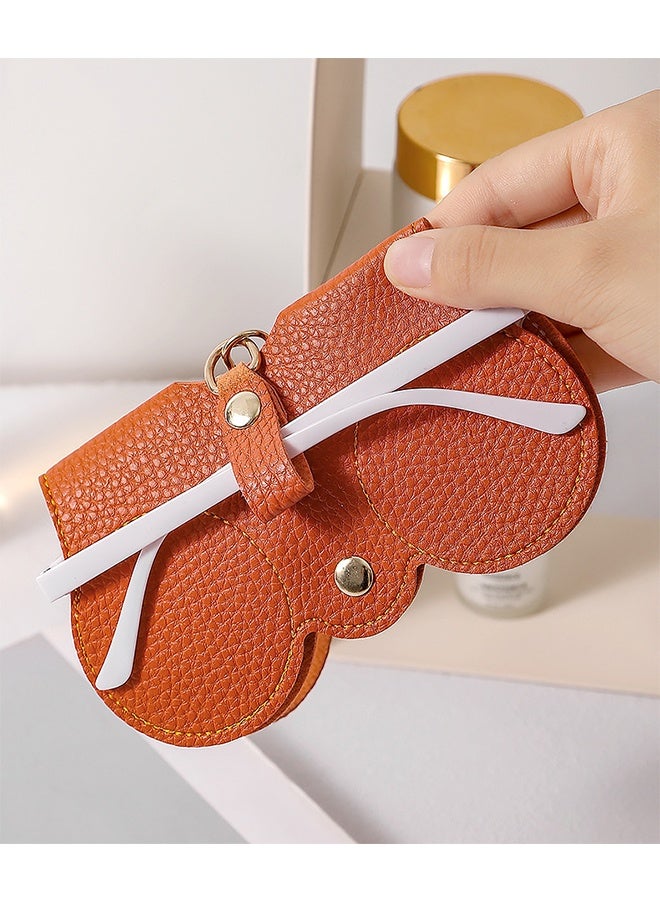 PU Soft Leather Sunglasses Bags, Eyeglass Protection Case, Portable Travel Scratch-Resistant Eyeglass Protection Bags, Pressure-Resistant Storage Bags And Straps, Portable Protection Case, Spectacle Case - Image 4