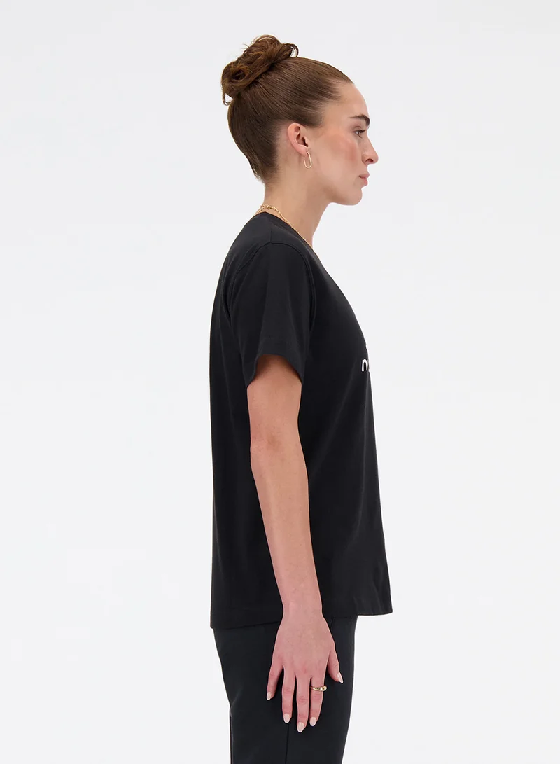 New Balance Jersey Stacked Logo T-Shirt
