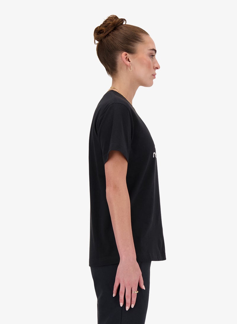 نيو بالانس تيشيرت جيرسيه مزين بشعار عريض للعلامة التجارية - Image 3